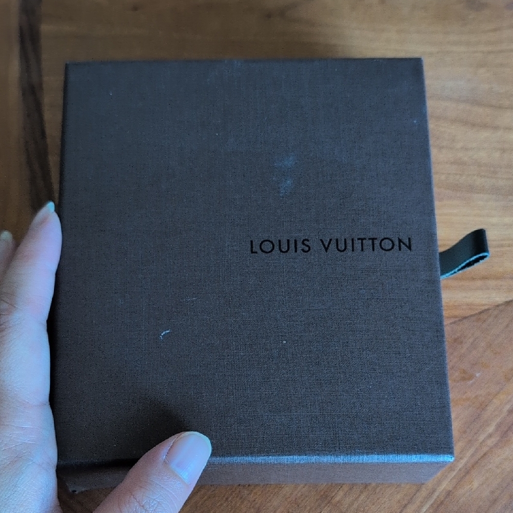 Louis Vuitton Dark Brown Presentation Box with Black Logo